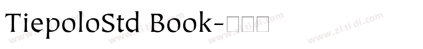 TiepoloStd Book字体转换